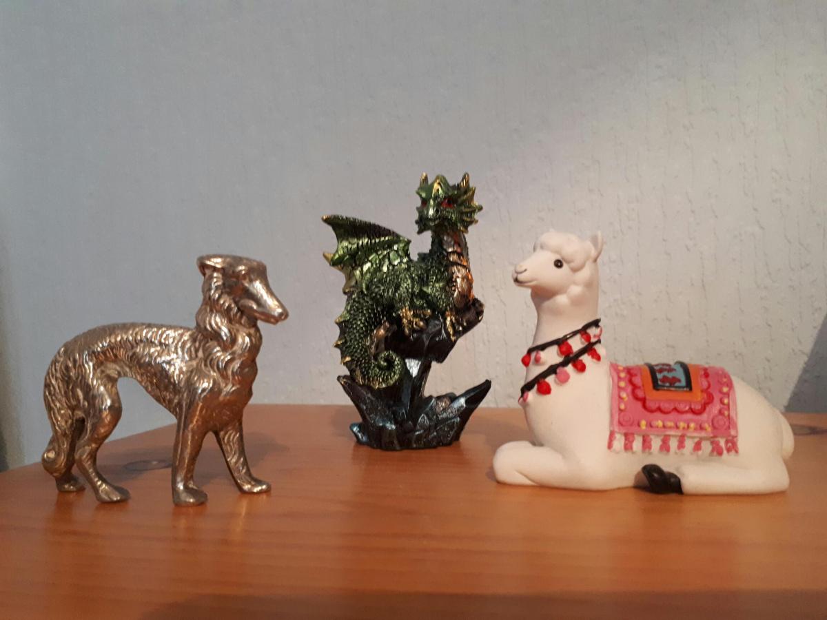 dog dragon llama